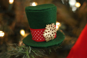 Mini Top Hat Ornament