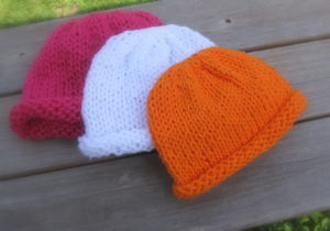 Simple Seamless Baby Hats