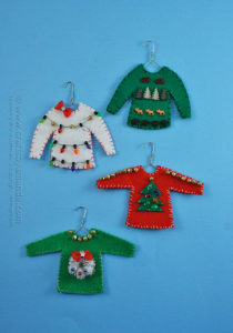 Ugly Sweater Ornaments