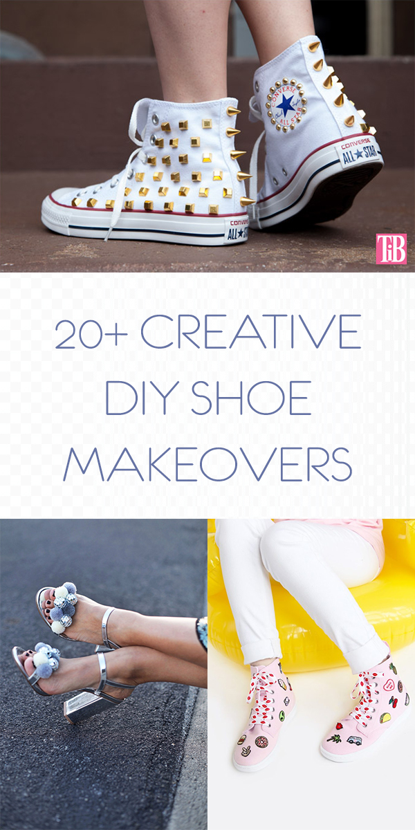 20+ Creative DIY Shoe Makeovers