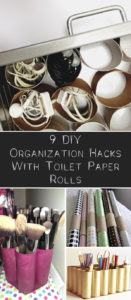 9 DIY Organization Hacks With Toilet Paper Rolls