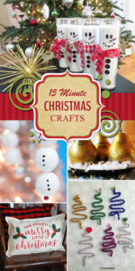 12 Christmas Crafts That Can Be Made in 15 Minutes or Less