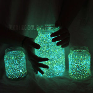 Glow In the Dark Mason Jars