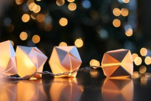 Paper Cube String Lights