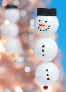 Ping Pong Snowmen Ornament