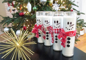 Snowman Candle