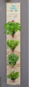 Vertical Plastic Bottle Herb Garden