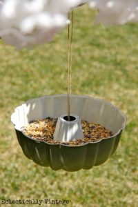 Bundt Pan Bird Feeder