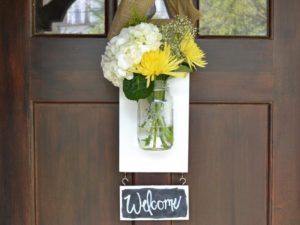 Hanging Mason Jar Flower Vase