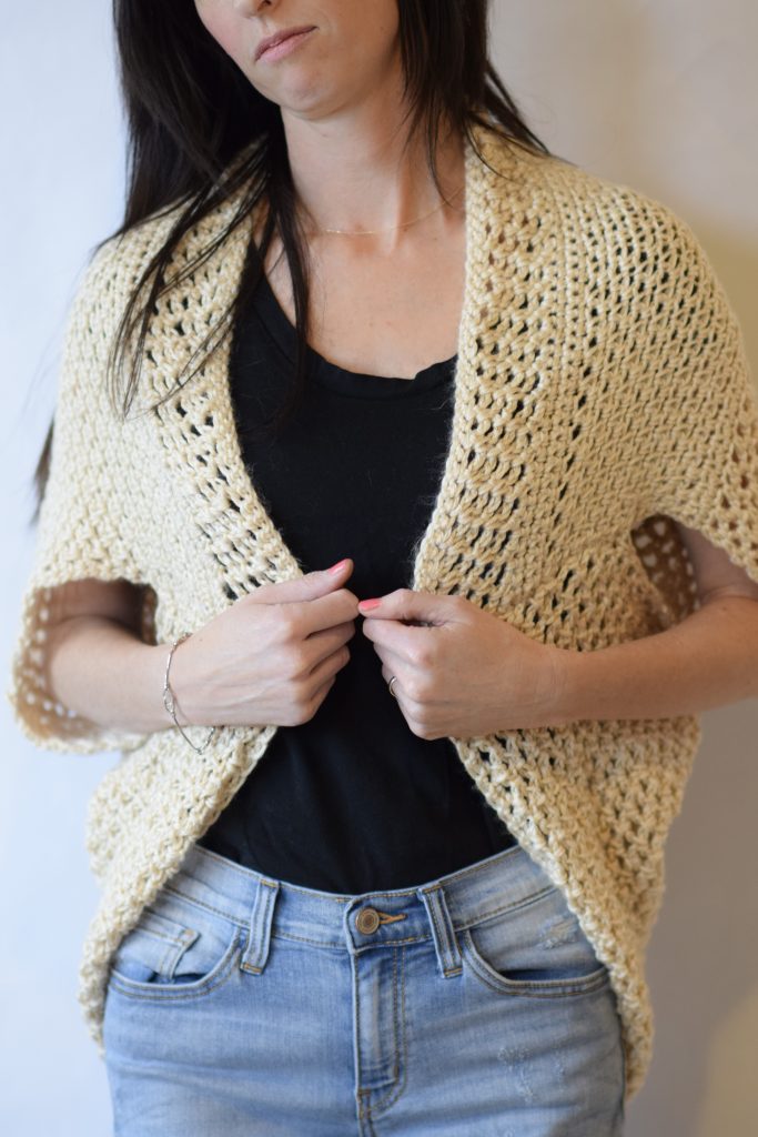 Mod Mesh Honey Blanket Sweater