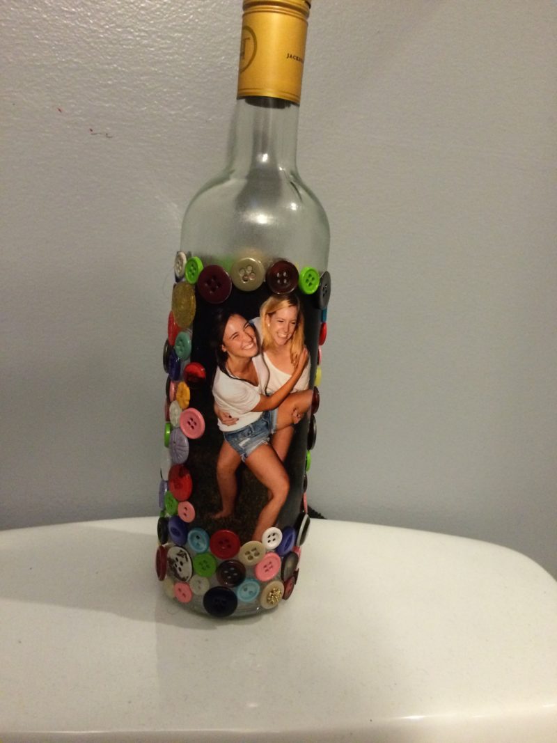 Wine Bottle Picture Frame