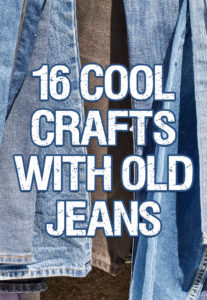 16 Cool Crafts with Old Jeans
