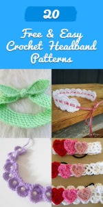 20 Free and Easy Crochet Headband Patterns