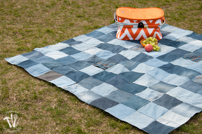 Picnic Blanket From Old Jeans