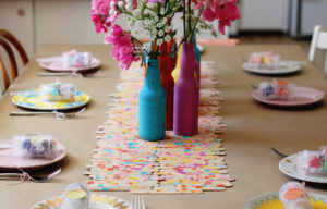 Popsicle Stick Table Runner