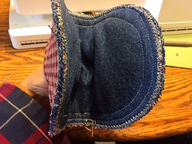 Potholders Made From Old Jeans