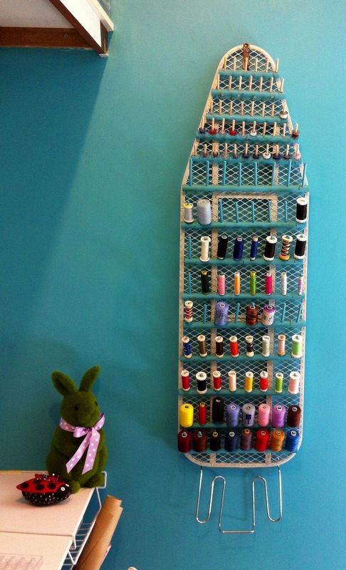Repurposed Ironing Board For Your Craft Room