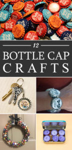12 Cute and Easy Bottle Cap Crafts