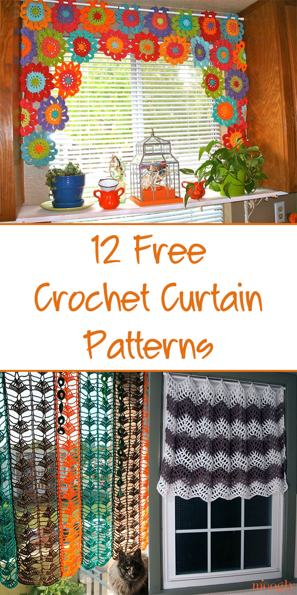 12 Free Crochet Curtain Patterns to Brighten Up Your Home