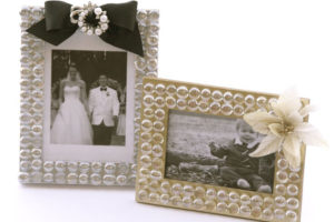 Glass Gem Photo Frames