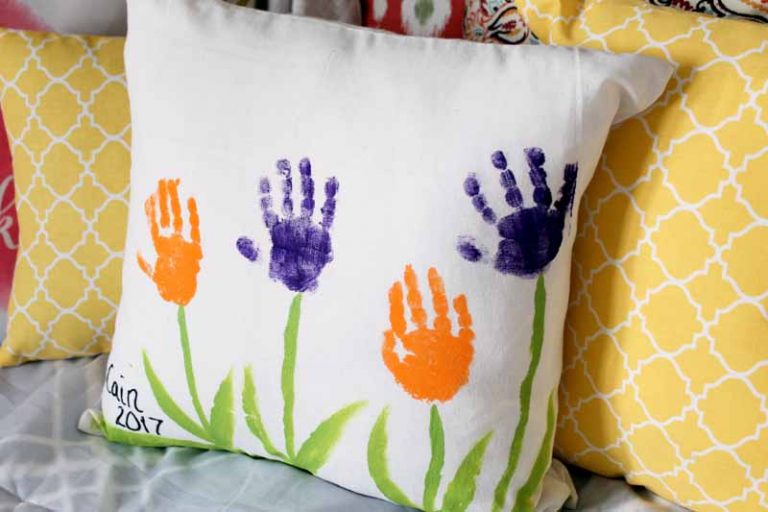Handprint Pillow