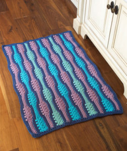 Textured Waves Rug