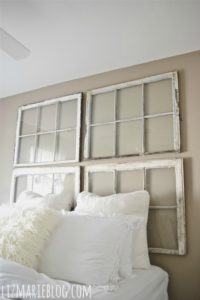 Antique Window Headboard