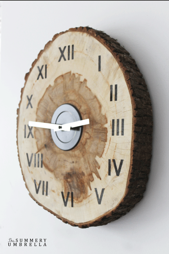 Wood Slice Clock