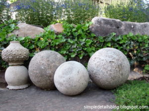 Concrete Garden Balls