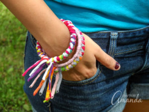 Make Bracelets from T-Shirts