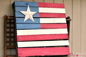 Pallet American Flag