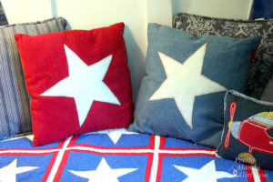 Patriotic Star Pillows