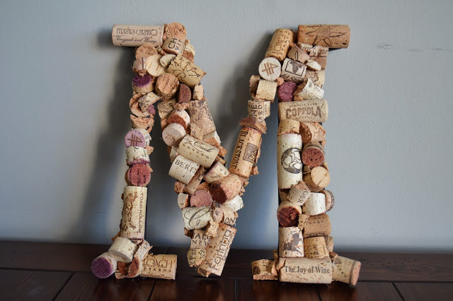 Wine Cork Letter