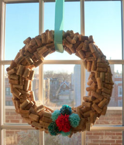 Wine Cork Wreath