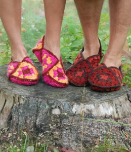 Granny Square Slippers