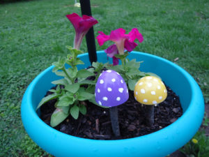 Plastic Easter Egg Muschrooms