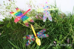 Plastic Spoon Dragonflies