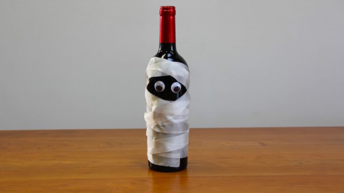 Wine Bottle Mummy