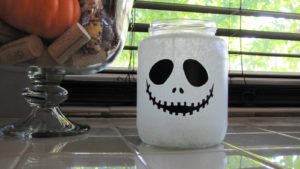 Jack Skellington Halloween Jar