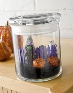 Mini Halloween in a Jar
