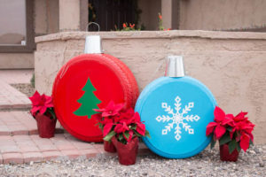 Christmas Ornaments From Old Tires