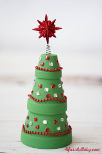 Clay Pot Christmas Tree