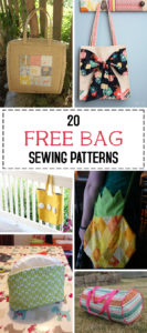 20 Free Bag Sewing Patterns