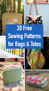 20 Free Sewing Patterns for Bags and Totes