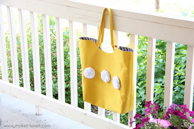 Large Tote with Rounded Opening