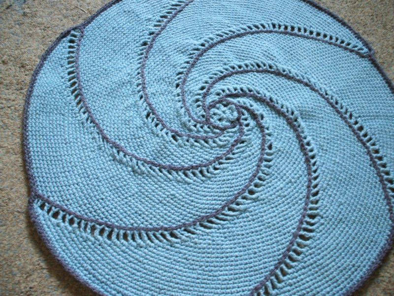 spiral baby blanket