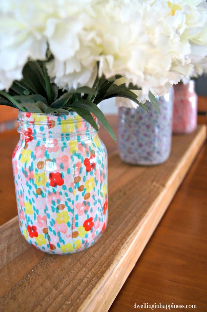 Spring Mason Jar Vases