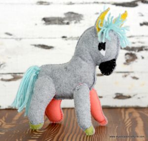 Vintage Stuffed Donkey Plushie
