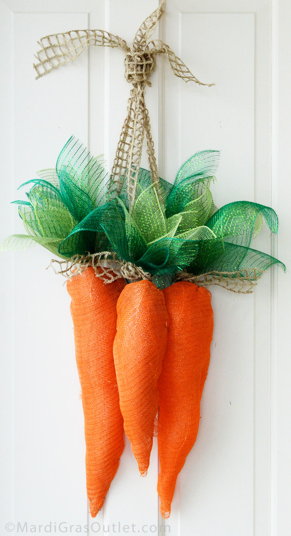 Deco Mesh Carrots