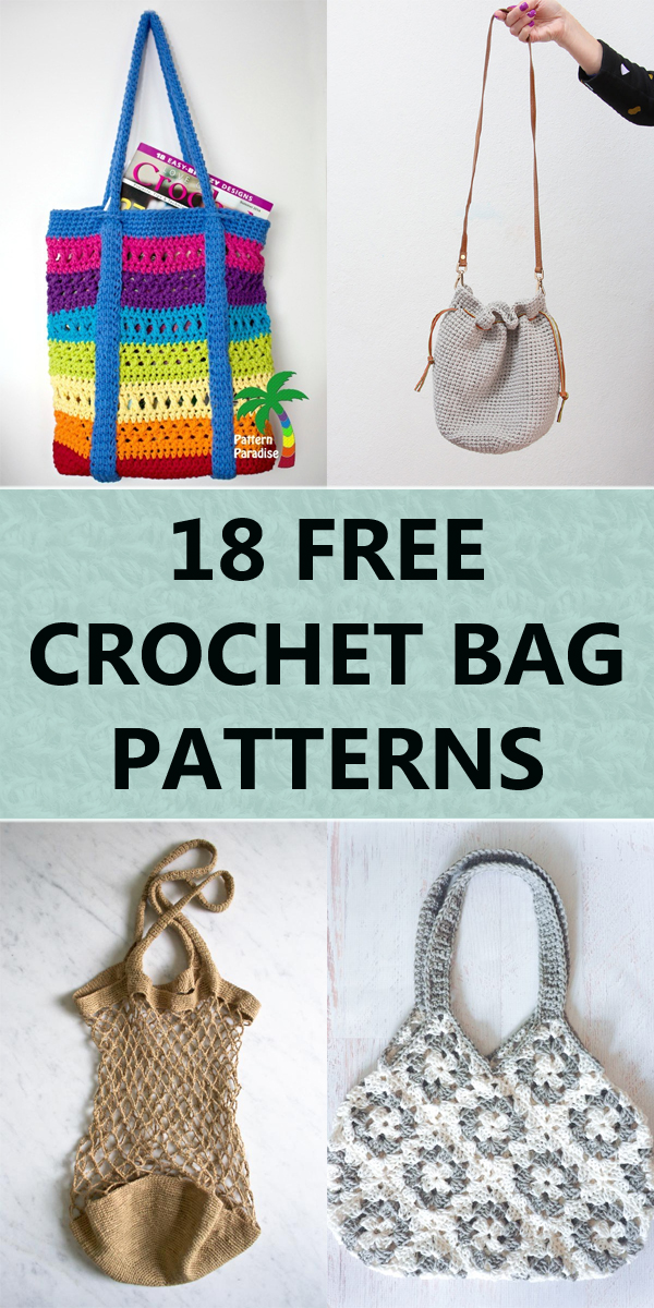18 Free Crochet Bag Patterns You’ll Love